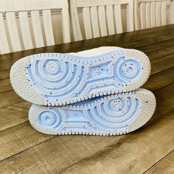 Nike Air Force 1 Crater Flyknit White Blue Shoes Sneakers Women's Size 10 - Picture 6 of 6